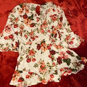 Romper flowered